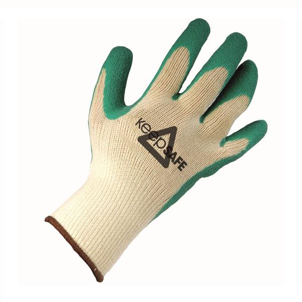 Glove-Keepsafe-Maxigrip-Latex-Green-Palm-Coated:-Size-9